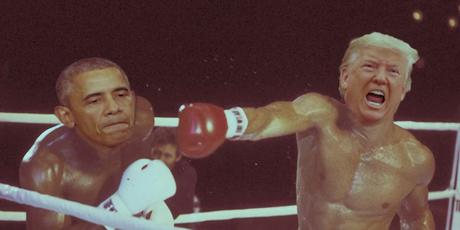 Obama vs Trump, la rabiosa pelea entre dos capos mafiosos Obama vs Trump, la rabiosa pelea entre dos capos mafiosos