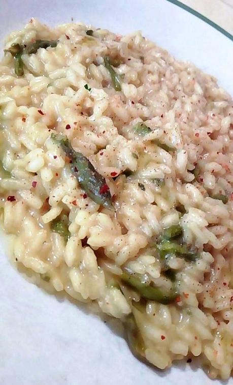 Risotto de espárragos trigueros - Risotto con asparagi - Best italian asparagus risotto recipe