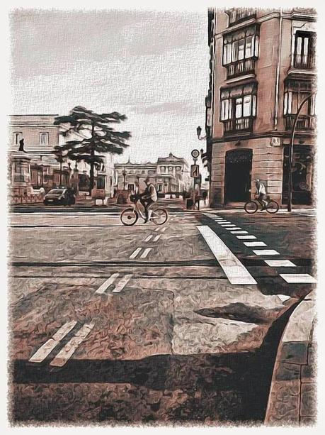 Días de casa en Palacio La imagen puede contener: bicicleta, cancha de baloncesto y exterior