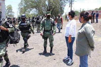 LLEGA LA GUARDIA NACIONAL A TEXCOCO