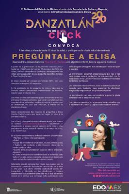 INVITAN A NIÑEZ MEXIQUENSE A PARTICIPAR EN LA CHARLA VIRTUAL “PREGÚNTALE A ELISA”