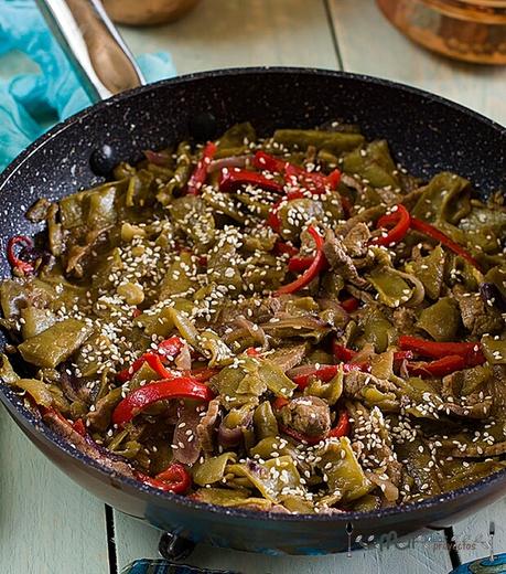receta sartenada de judias verdes y ternera1 SARTENADA DE JUDÍAS VERDES Y TERNERA -CONSERVA LA LÍNEA
