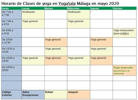 Mañana abrimos YogaSala al público (individual, con cita previa).