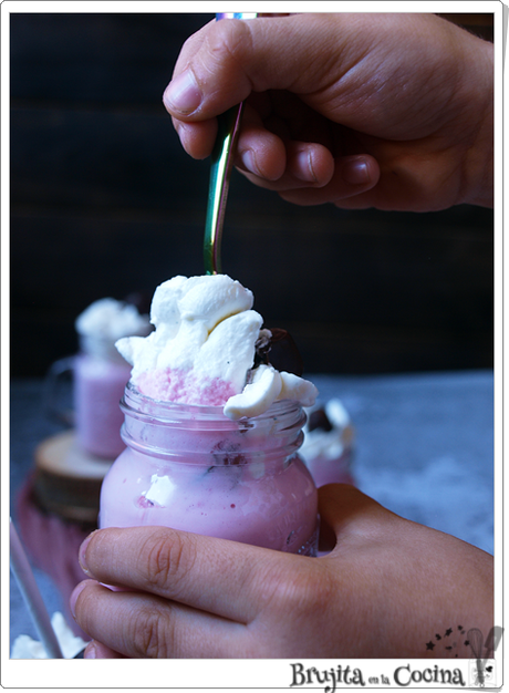 Espuma de fresa Espuma de fresa