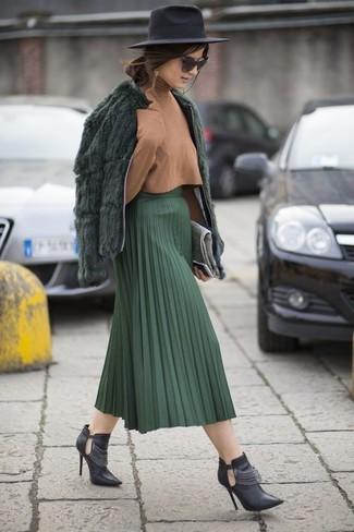 Combinar Falda Polipiel Verde