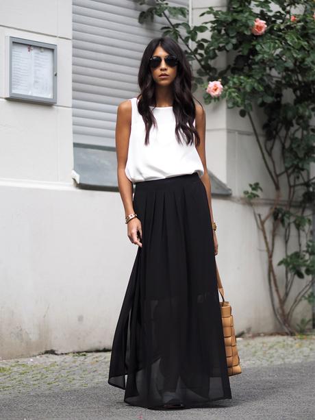Outfits Con Maxi Falda Negra