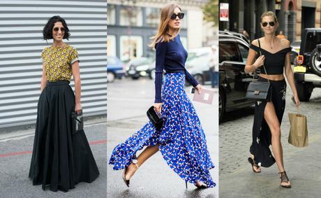 Outfits Con Maxi Falda Negra