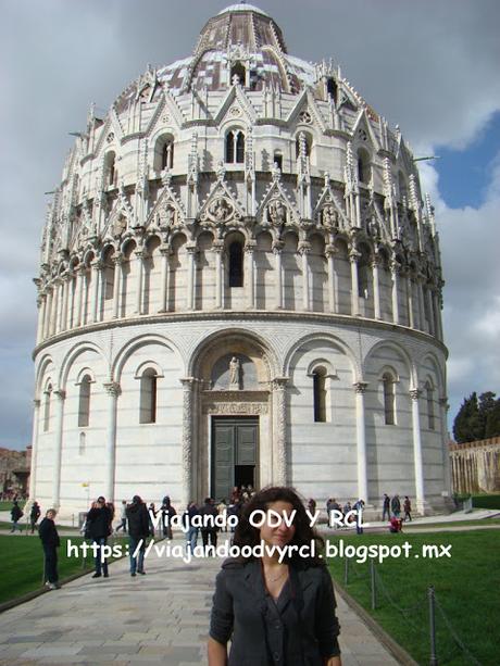 Baptisterio de la Plaza del Duomo. Pisa Italia Que hacer, a donde ir, que visitar en Pisa. Un día en Pisa