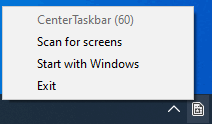 CenterTaskbar: herramienta gratuita y de código abierto para centrar los iconos de la barra de tareas de Windows