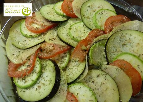 Ratatouille. Verduras asadas Ratatouille. Verduras asadas