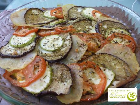 Ratatouille. Verduras asadas Ratatouille. Verduras asadas