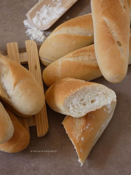 Barras de pan francés