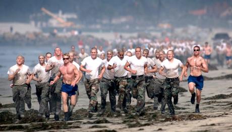 entrenamiento de los marines