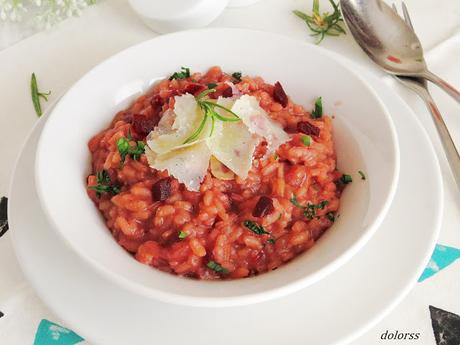 Risotto de remolacha
