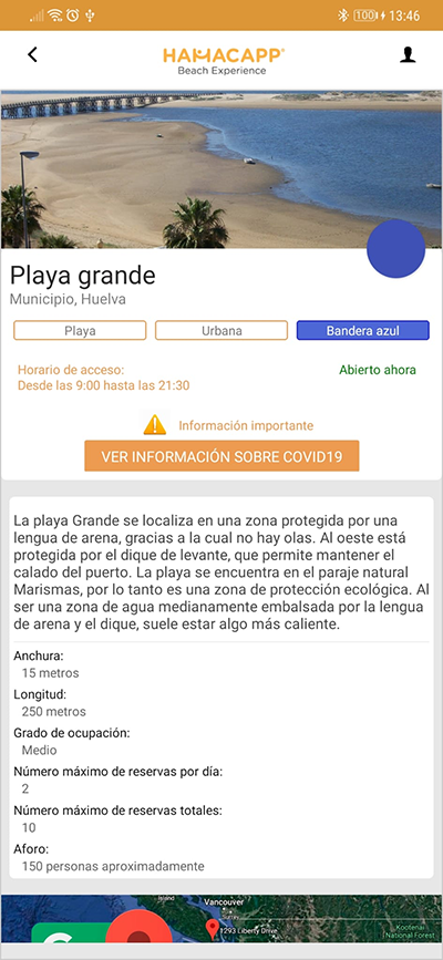 HAMACAPP, la solución para la seguridad y control de aforo en playas por el #COVID19 HAMACAPP, la solución para la seguridad y control de aforo en playas por el #COVID19