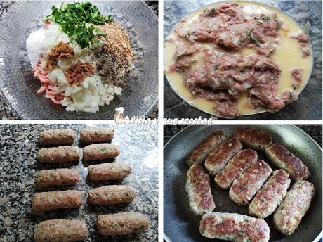 SALCHICHAS DE ESMIRNA EN SALSA DE TOMATE