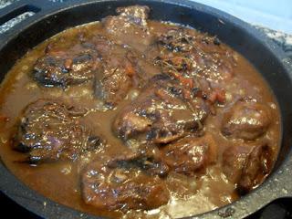 Cocción de las carrileras Cocción de las carrileras.