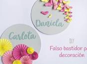 DIY: Falso bastidor para decoracion