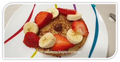 Tortitas de avena y plátano