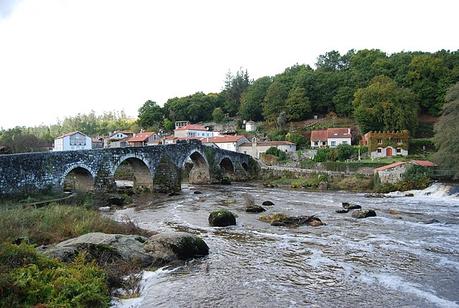 Turismo de cercanía en la provincia de A Coruña, vista del puente de Ponte Maceira