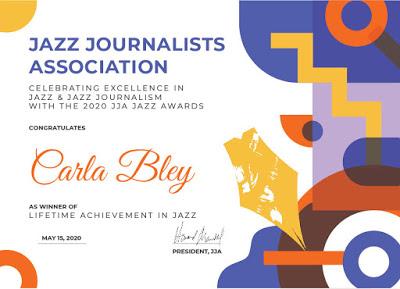 PREMIOS JJA (JAZZ JOURNALISTS ASSOCIATION) JAZZ AWARDS 2020