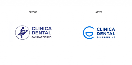 Logo rediseñado Clínica dental