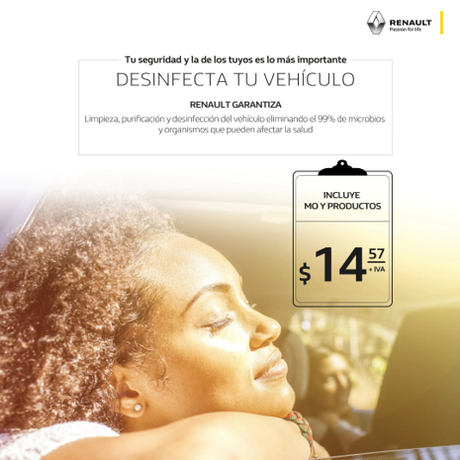 “CAMPAÑA DESINFECCIÓN RENAULT” LA INICIATIVA QUE PROTEGE LA SALUD DEL CLIENTE