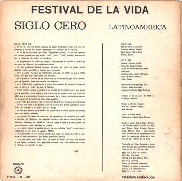 Siglo Cero - Latinoamérica (1970)