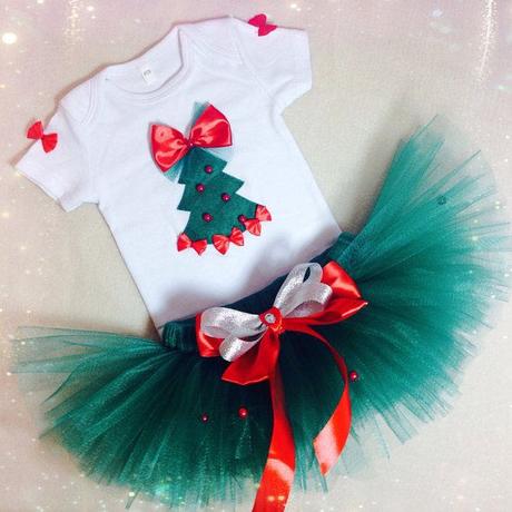 Disfraz Navidad Falda Tul