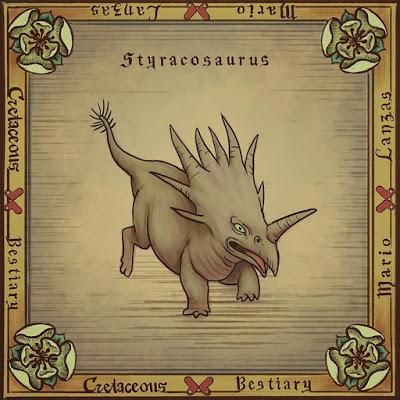 El bestiario cretácico de Mario Lanzas