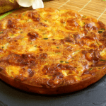 Pastel o tarta salada de calabacin en Thermomix