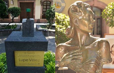 Roban busto de Lupe Vélez en Barrio de San Sebastián