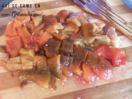 Albóndigas especiadas con pisto