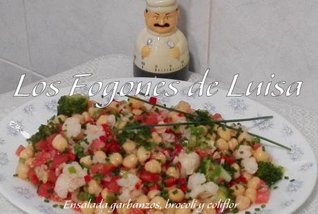 ENSALADA DE GARBANZOS, BROCOLI Y COLIFLOR ENSALADA DE GARBANZOS, BROCOLI Y COLIFLOR