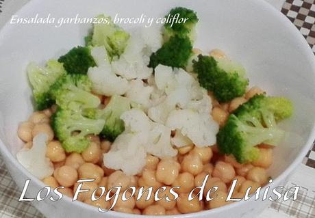 ENSALADA DE GARBANZOS, BROCOLI Y COLIFLOR ENSALADA DE GARBANZOS, BROCOLI Y COLIFLOR