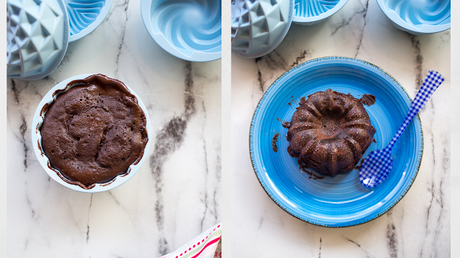 Chocolate & Dulce de leche Bundt Mug Cake