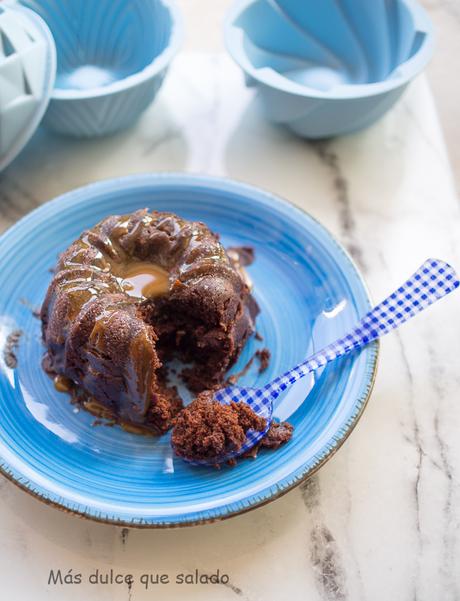 Chocolate & Dulce de leche Bundt Mug Cake