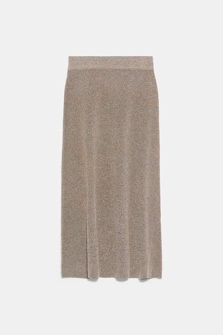 Falda Larga Volantes Zara