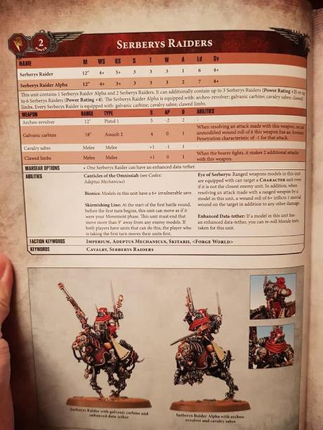 Se filtran perfiles y reglas nuevos del Mechanicum Se filtran perfiles y reglas nuevos del Mechanicum