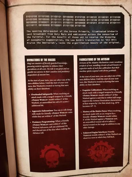 Se filtran perfiles y reglas nuevos del Mechanicum Se filtran perfiles y reglas nuevos del Mechanicum