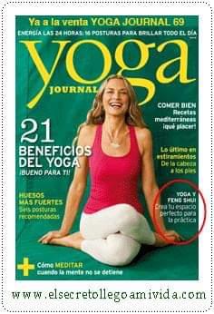 Artículo Feng Shui en Revista Yoga Journal