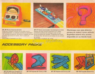 Las pistas amarillas Matchbox Superfast