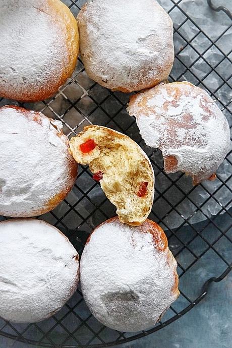 Ambrosías - pan dulce con frutas (o chocolate) como hacer ambrosias pan dulce con frutas. Receta elgatogoloso.com