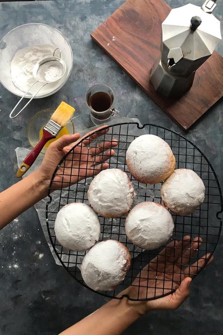 Ambrosías - pan dulce con frutas (o chocolate) como hacer ambrosias pan dulce con frutas. Receta elgatogoloso.com