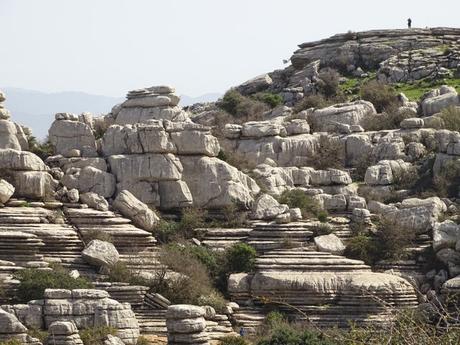 El Torcal de Antequera, visita con niños a un paisaje extraterrestre.