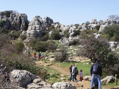 El Torcal de Antequera, visita con niños a un paisaje extraterrestre.