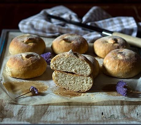 panes para bocadillos con poolish de yogur PANECILLOS CON POOLISH DE YOGUR