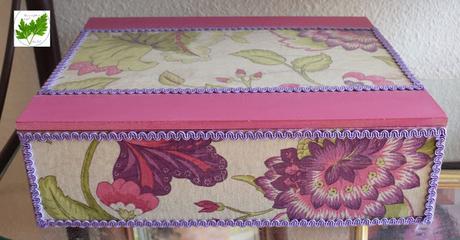 Caja Decorada con Chalck Paint y Telas