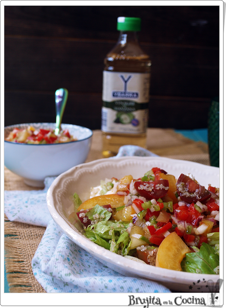 Ensalada quinoa con relish Ensalada quinoa con relish