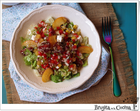 Ensalada quinoa con relish